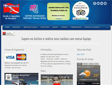 Tablet Screenshot of mergulhoganesh.com.br